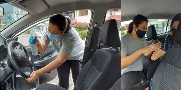 Image of Oretha, the founder of Oretha's Senior Concierge Services in the early days, transporting the elderly seniors to the hospitals for appointments